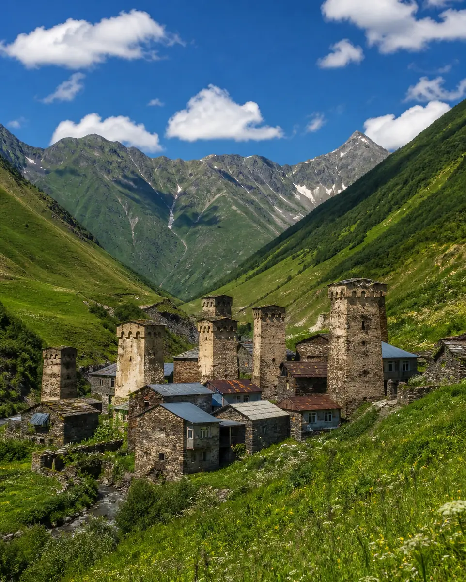 Walking to Ushguli, Europe's Highest Village